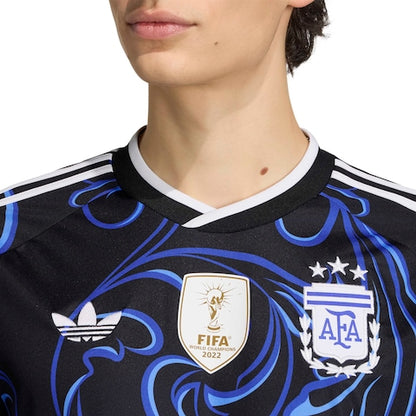 Camisola Seleção da Argentina alternativa preta/azul - Copa do Mundo 2026
