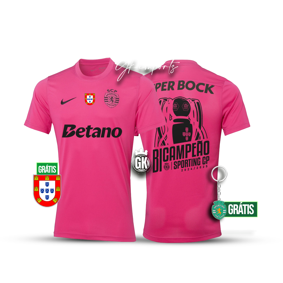 Camisola Sporting CP Pink October Bicampeão 2024/25 – imagem 3