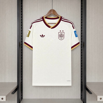 Camisola Seleção da Espanha alternativa branca - Copa do Mundo 2026
