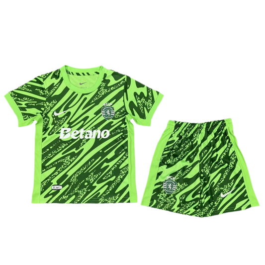 Conjunto infantil guarda redes verde 2025/26