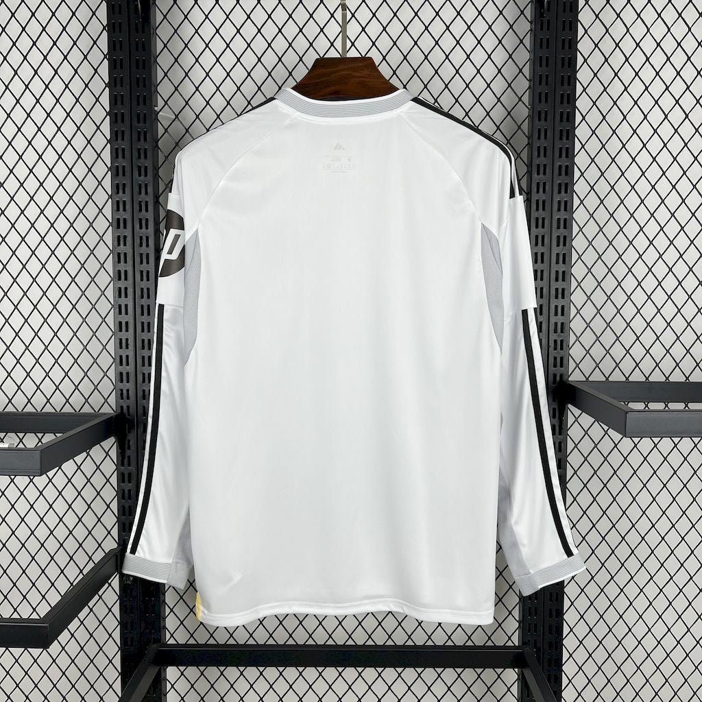 Camisola Real Madrid branca Home 2025/26 - MANGA LONGA