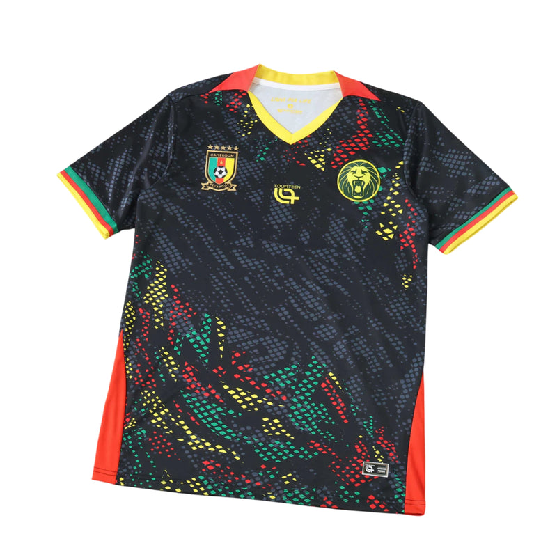 Camisola Seleção de Camarões alternativa verde/preta - Copa do Mundo 2026