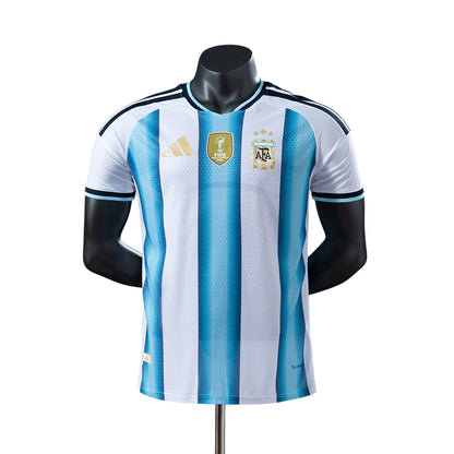 Camisola Seleção Argentina principal azul e branca COPA DO MUNDO 2026 - PLAYER - AUTHENTIC
