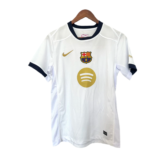 Camisola Barcelona away branca 2025/26