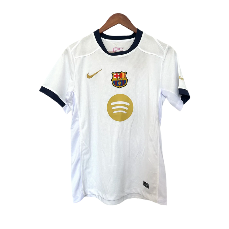 Camisola Barcelona away branca 2025/26