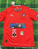 Camisola Seleção Portugal vermelha principal 2025