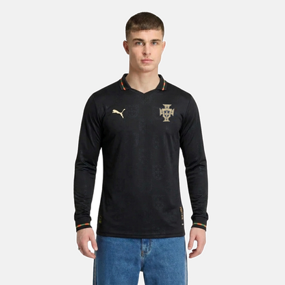 Camisola Seleção Portugal MANGA LONGA edição especial pantera negra EUSÉBIO 2026/27 PLAYER - AUTHENTIC