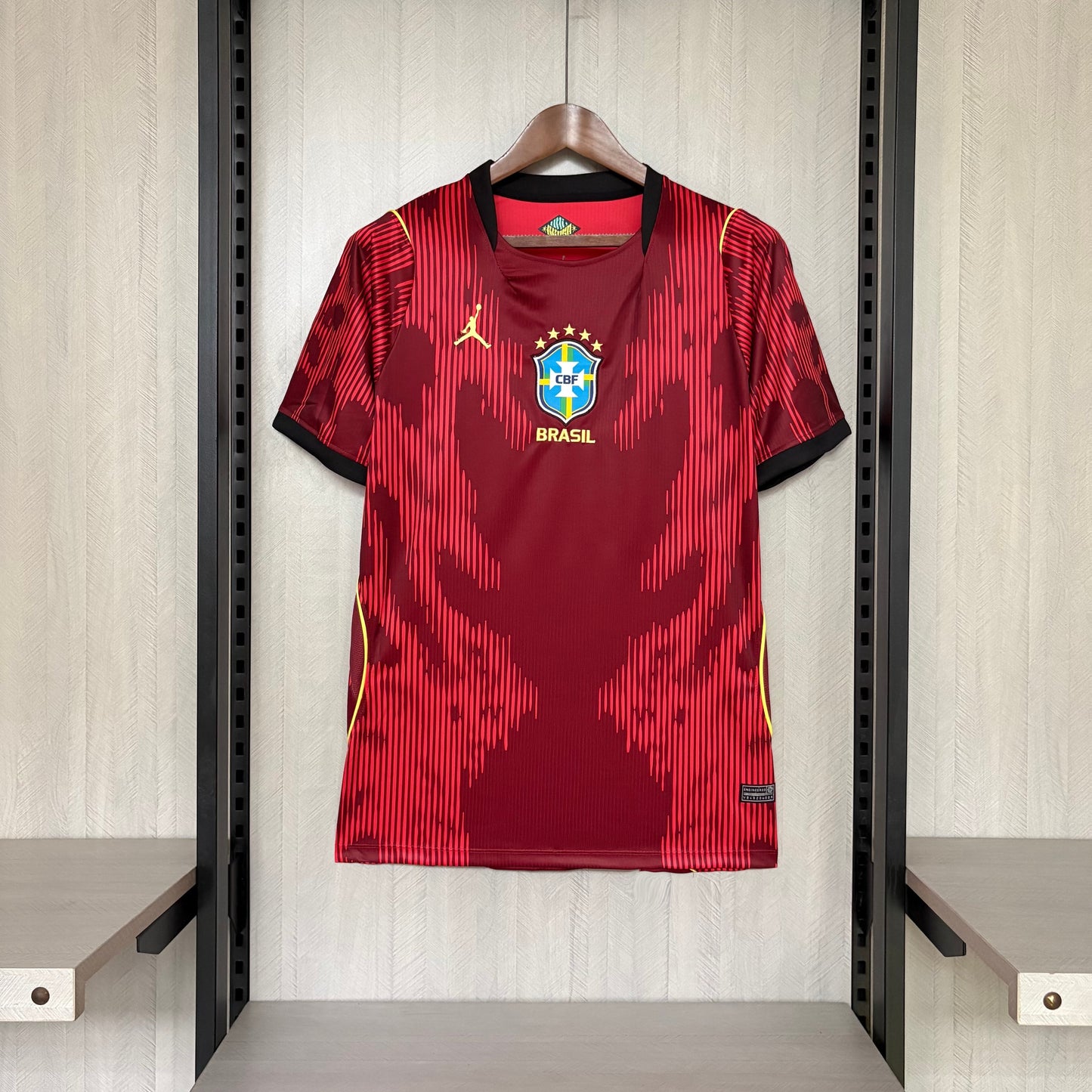 Camisola Brasil Vermelha Copa do Mundo 2026