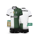 Conjunto infantil STROMP quarto equipamento branco/verde 2025/26