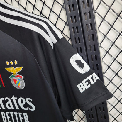 Camisola S L B retrô alternativa preta 2023/24