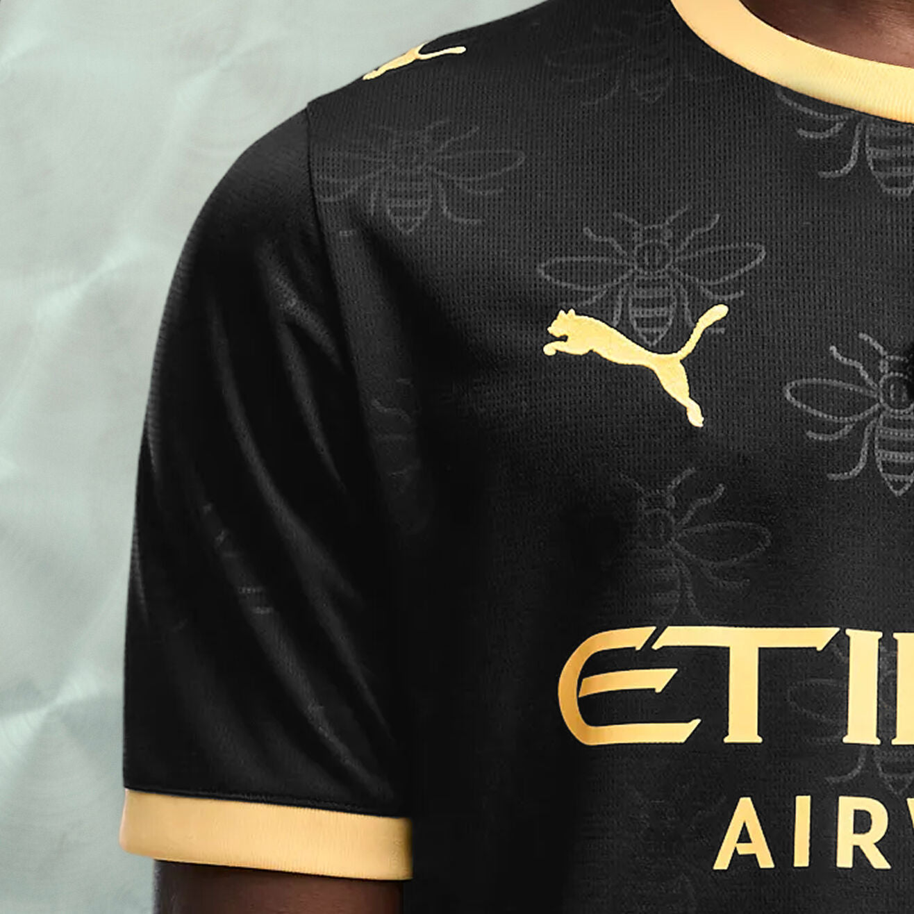 Camisola Manchester City alternativa preta 2026/27