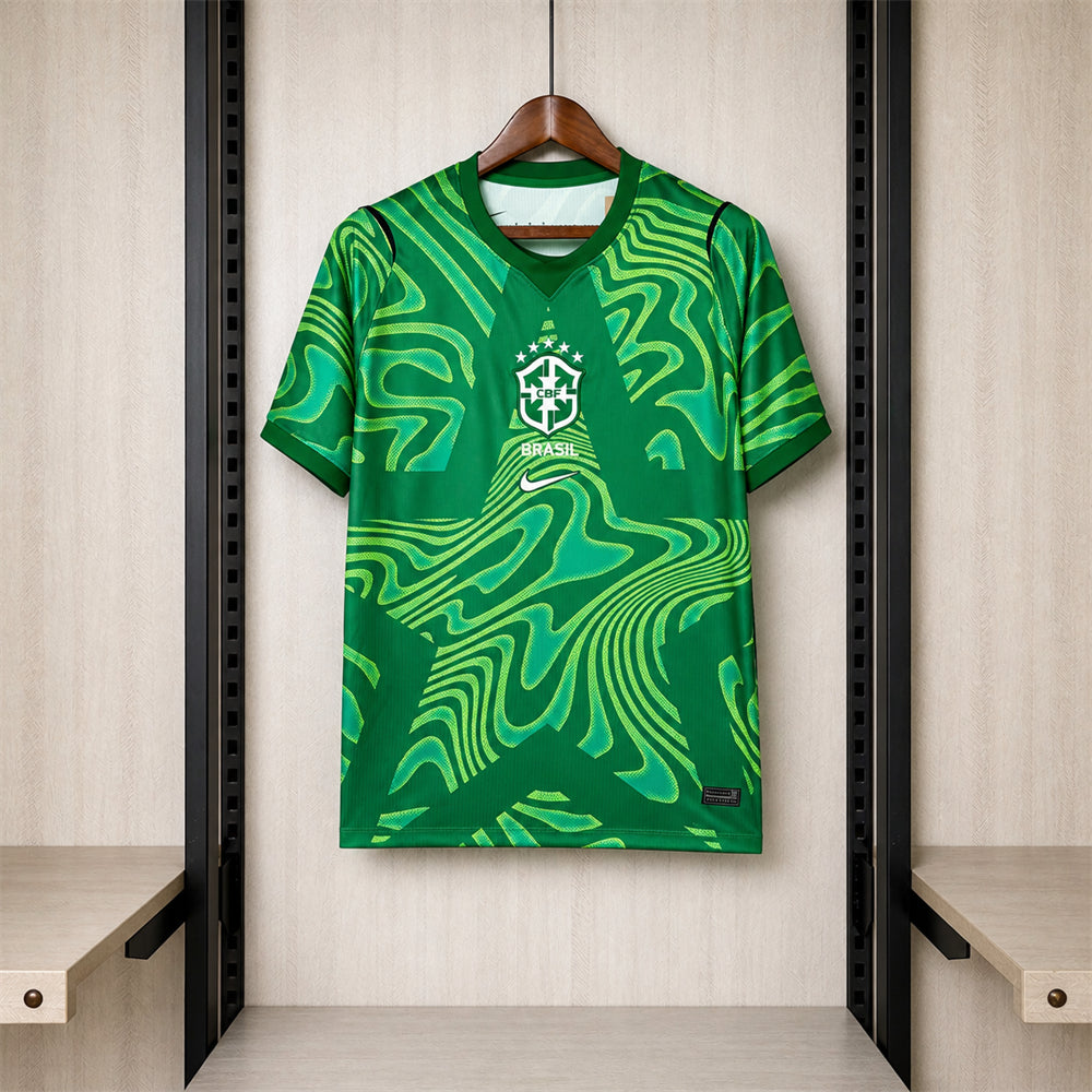 Camisola Brasil Home guarda redes Copa do Mundo 2026 - verde