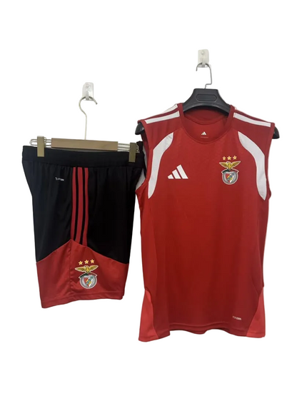 Conjunto de treino sem mangas (cava) adulto águia vermelho e preto 2026/27