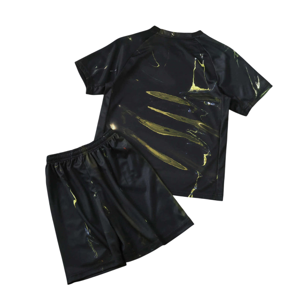 Conjunto Infantil PSG jordan 2026 Night Edition preta - LANÇAMENTO