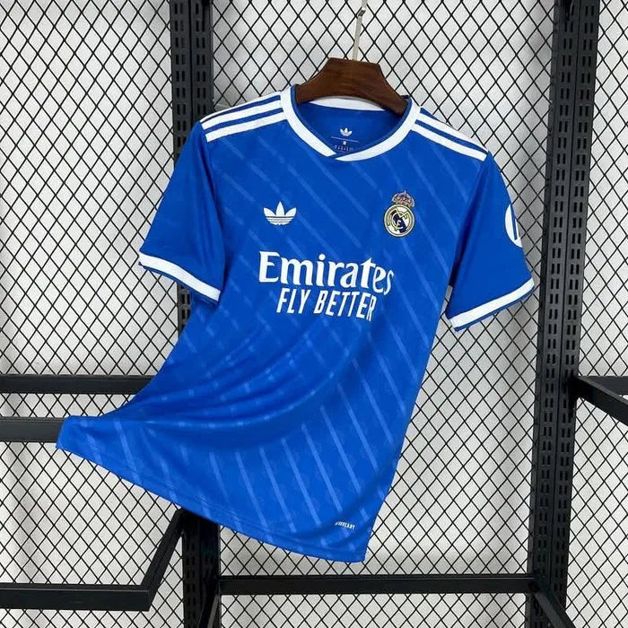 Camisola Real Madrid terceiro equipamento azul 2025/26