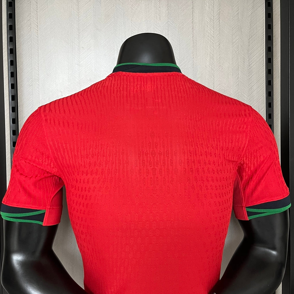 Camisola Portugal Vermelha Home Euro 2024 Player