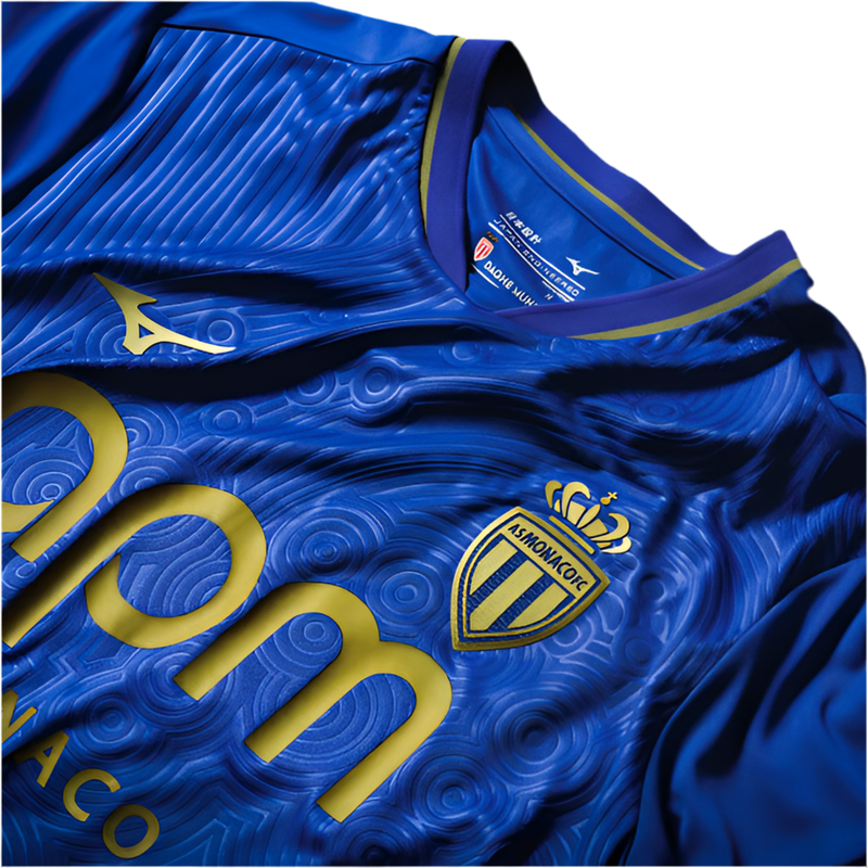 Camisola AS Mônaco alternativa azul 2025/26