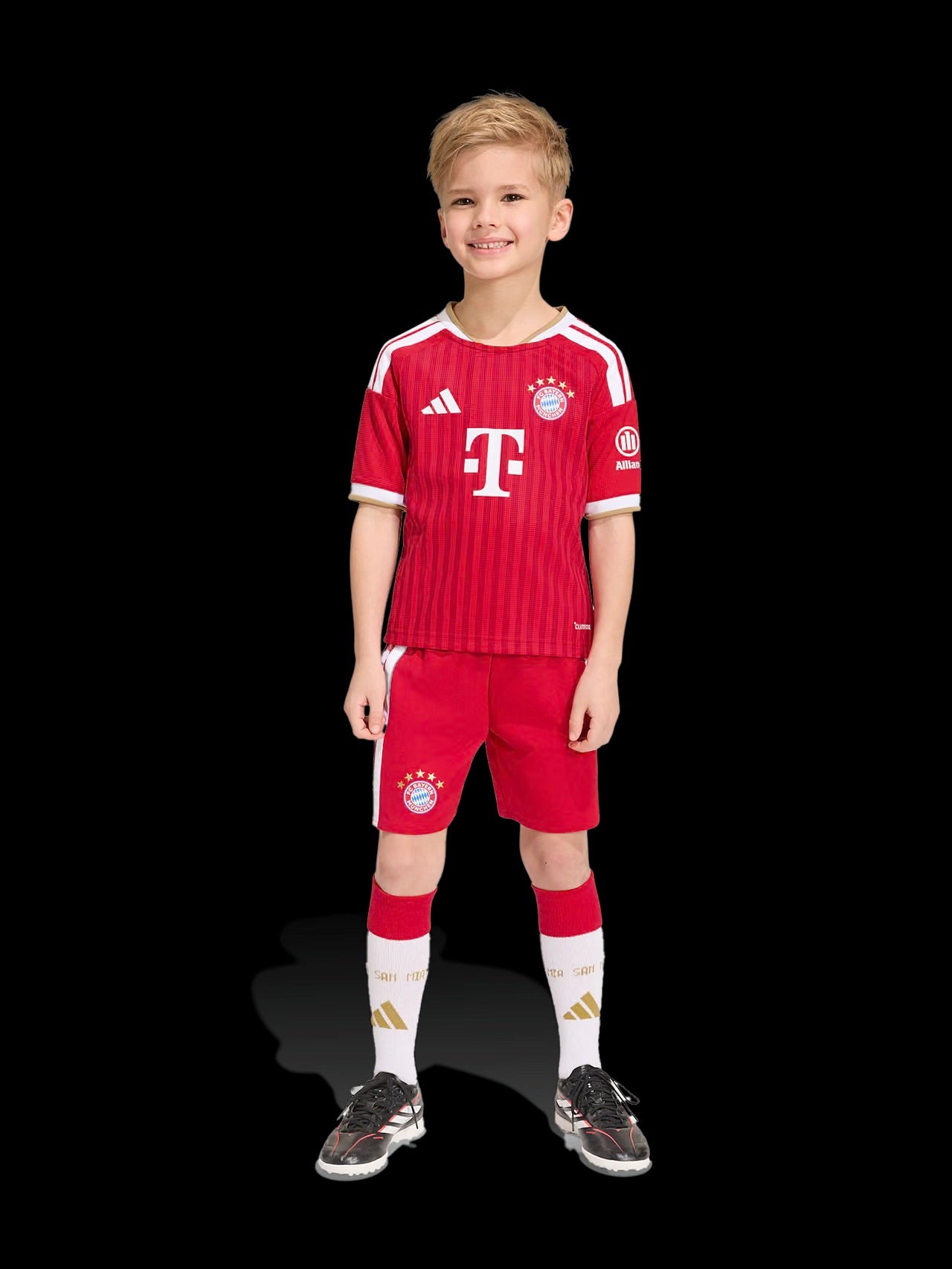 Conjunto Infantil Bayern de Munique principal 2026/27 - vermelha