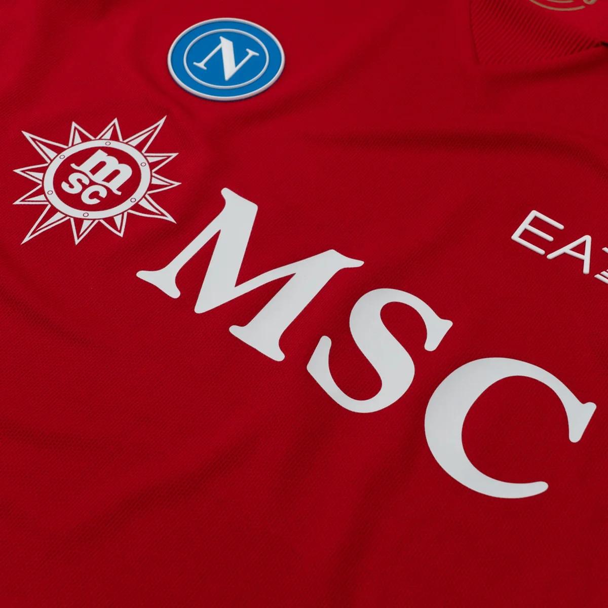 Camisola Nápoles Terceira Vermelha 2026/27 – imagem 5