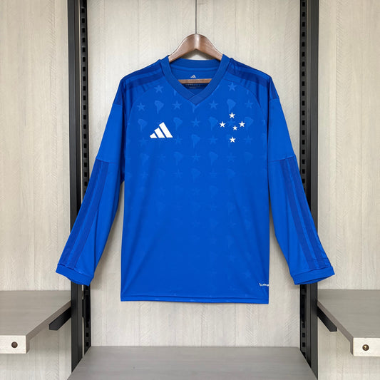 Camisola Cruzeiro Principal Azul 2026/27 Manga Comprida
