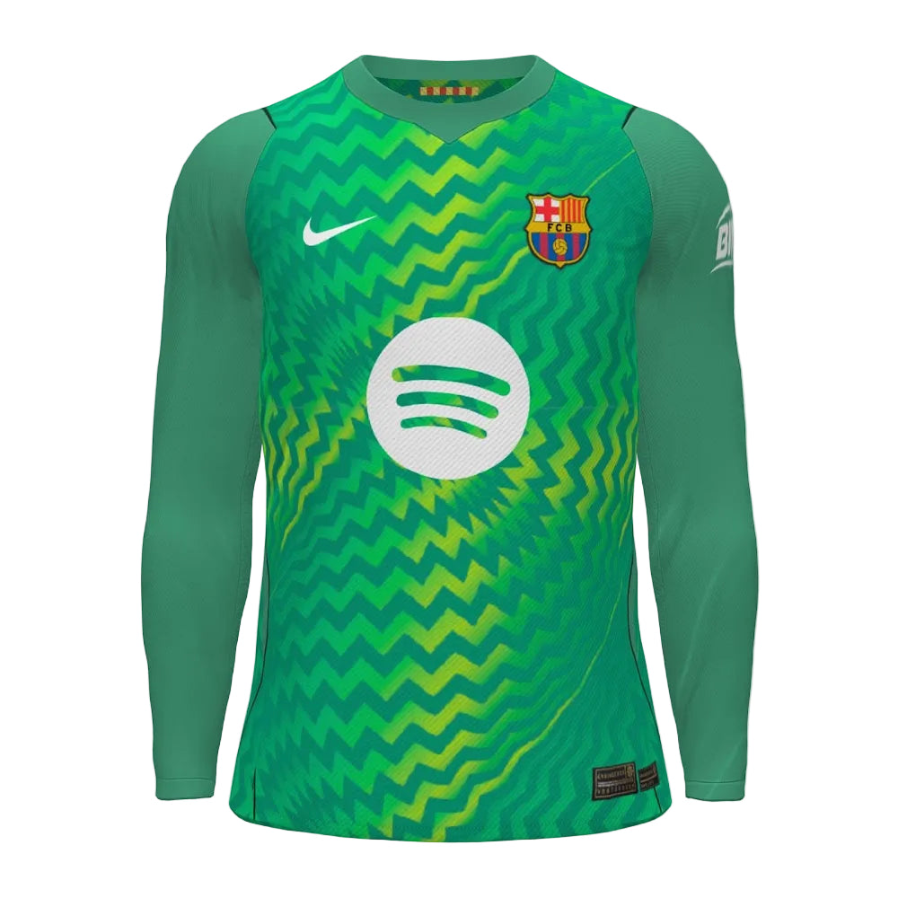 Camisola Barcelona guarda redes verde 2026/27 - MANGA LONGA