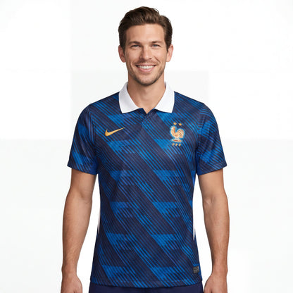 Camisola Seleção da França principal azul  - Copa do Mundo 2026