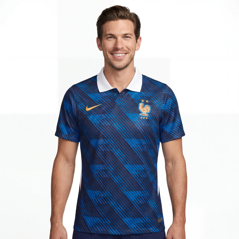 Camisola Seleção da França principal azul  - Copa do Mundo 2026
