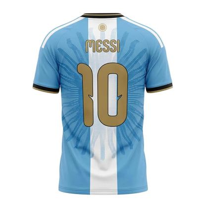 Camisola Seleção da Argentina Despedida Messi Branca e Azul – imagem 3