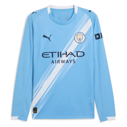 Camisola Manchester City Home 2025/26 - MANGA LONGA