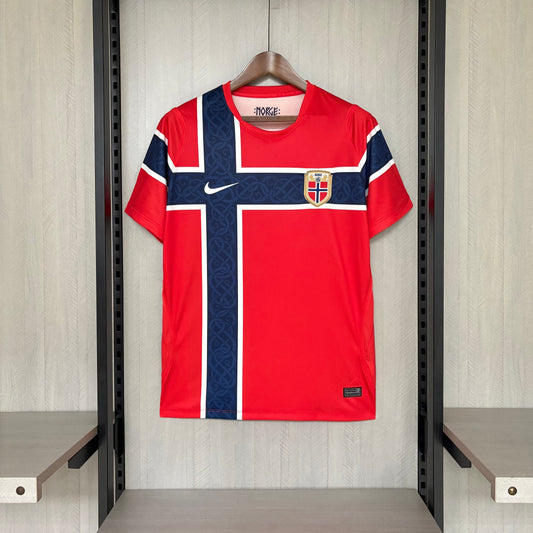 Camisola Seleção da Noruega principal vermelha - 2026