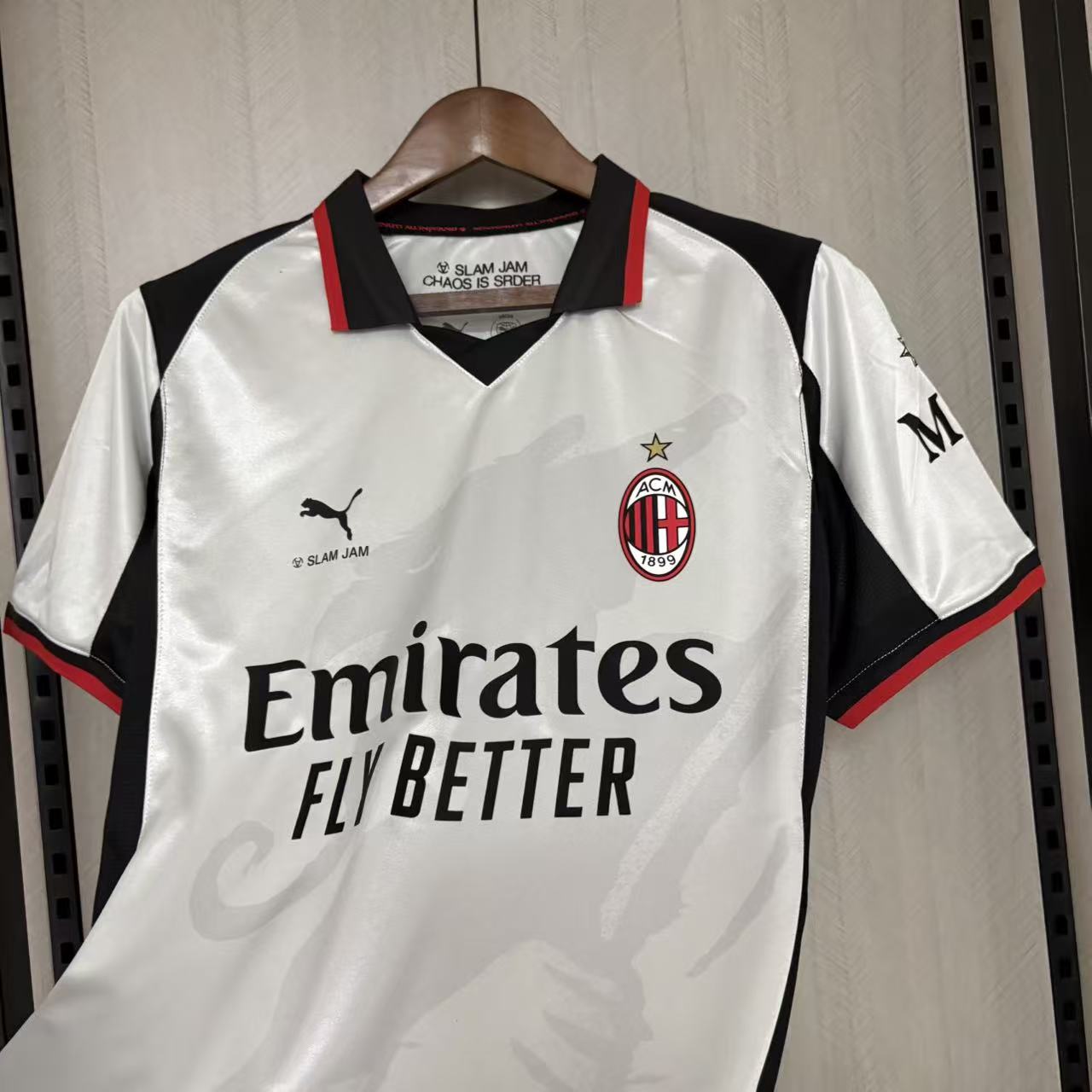 Camisola Milan Quarta - Special Edition Slam Jam 2026/27 - cinza