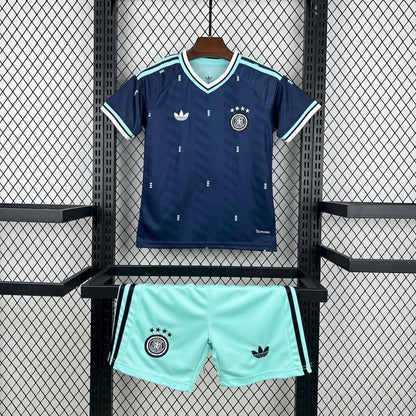 Conjunto infantil Seleção Alemanha alternativa azul COPA DO MUNDO 2026