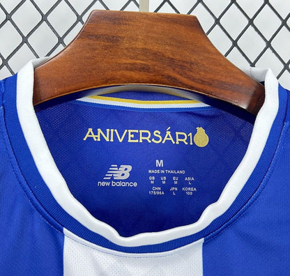 Camisola primeiro equipamento azul/branco 2025/26 simbolo bordado