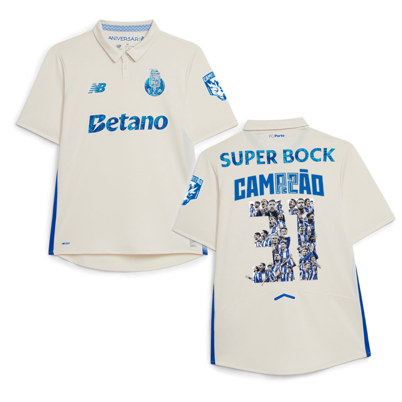 Camisola CAMPEÕES 31 terceiro equipamento third branco 2025/26 - LANÇAMENTO ALTERNATIVA