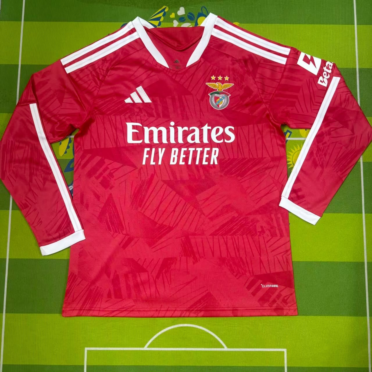 Camisola principal MANGA COMPRIDA vermelha 2026/27