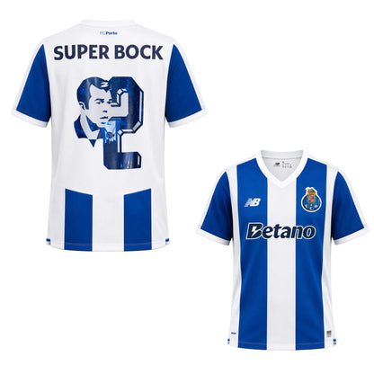 Conjunto infantil dragão JORGE COSTA principal 2026/27 azul e branca – LANÇAMENTO