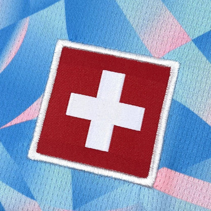 Camisola Seleção da Suiça alternativa azul - Copa do Mundo 2026