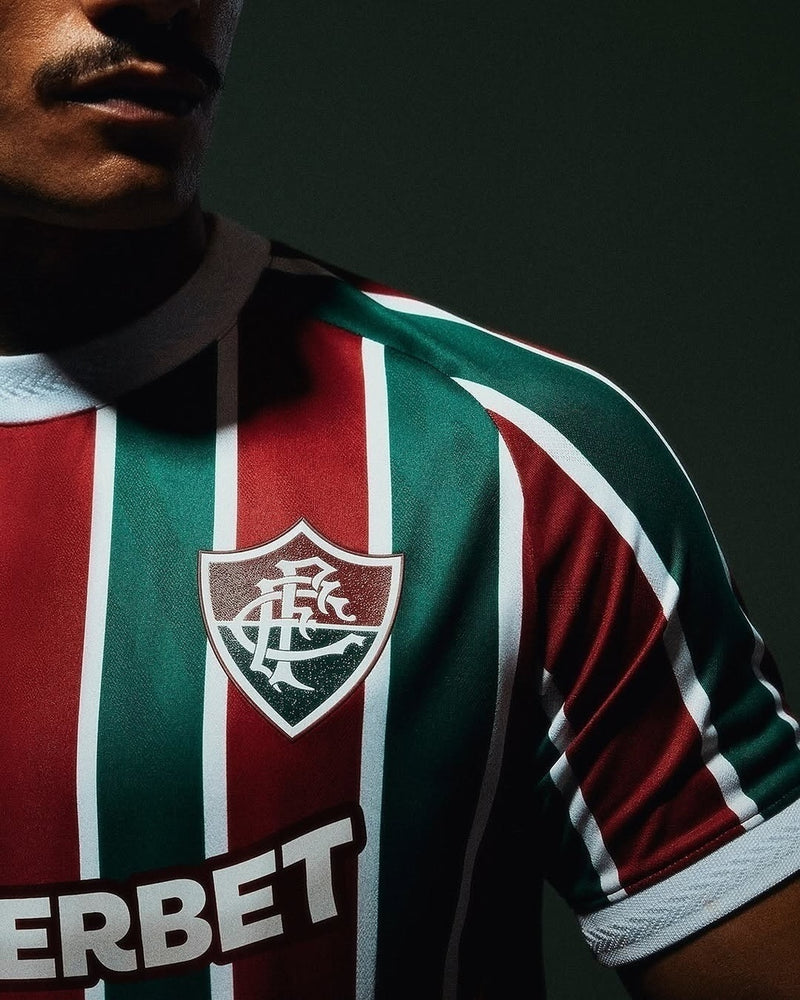 Camisola Fluminense principal tricolor 2025/26