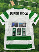 Camisola principal 2025/26 verde e branca - LANÇAMENTO