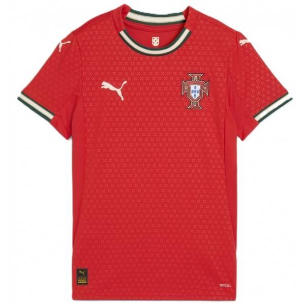 Camisola Feminina Seleção Portugal vermelha principal 2025