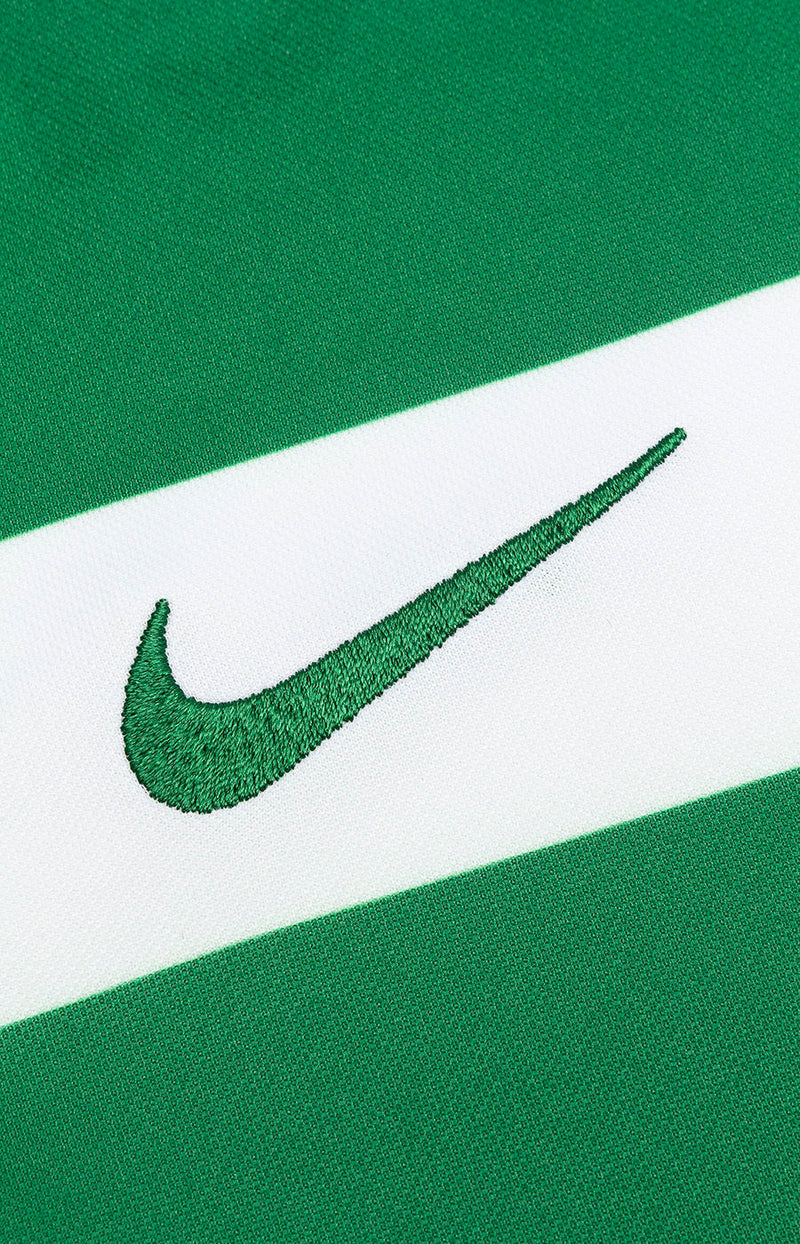 Camisola FEMININA principal 2025/26 verde e branca - LANÇAMENTO