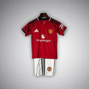 Conjunto Infantil Manchester United home 2025/26