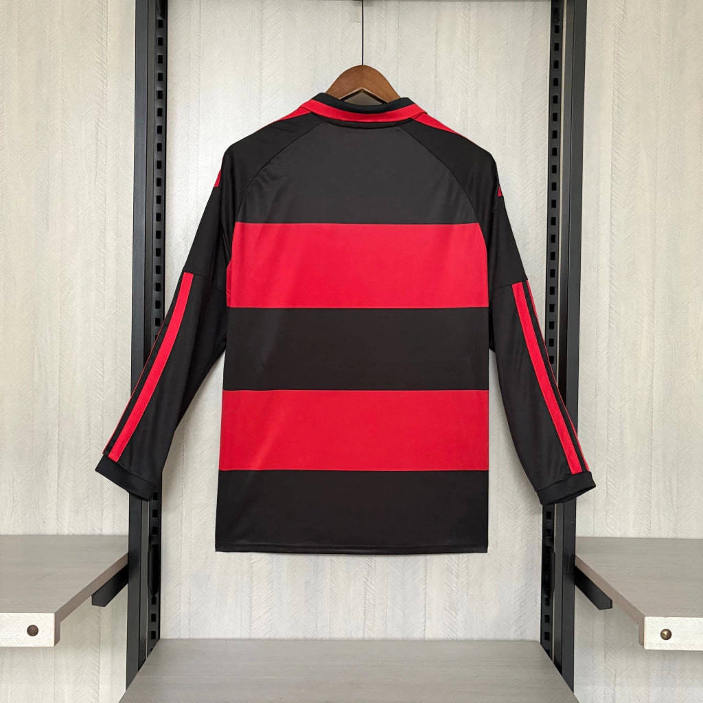 Camisola Manga longa Flamengo Principal 2026/27 - vermelha/preta