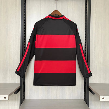 Camisola Manga longa Flamengo Principal 2026/27 - vermelha/preta