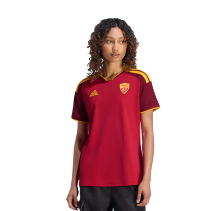 Camisola Feminina AS Roma Principal Vermelha 2026/27 – imagem 3