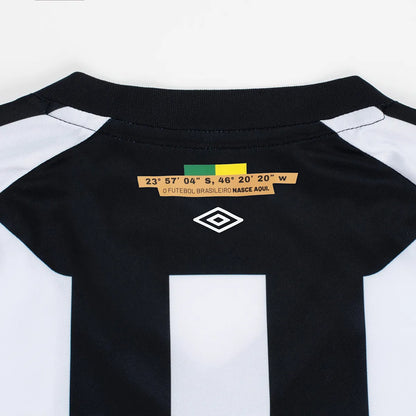 Camisola Santos Away 2026/27 branca/preto - FEMININA