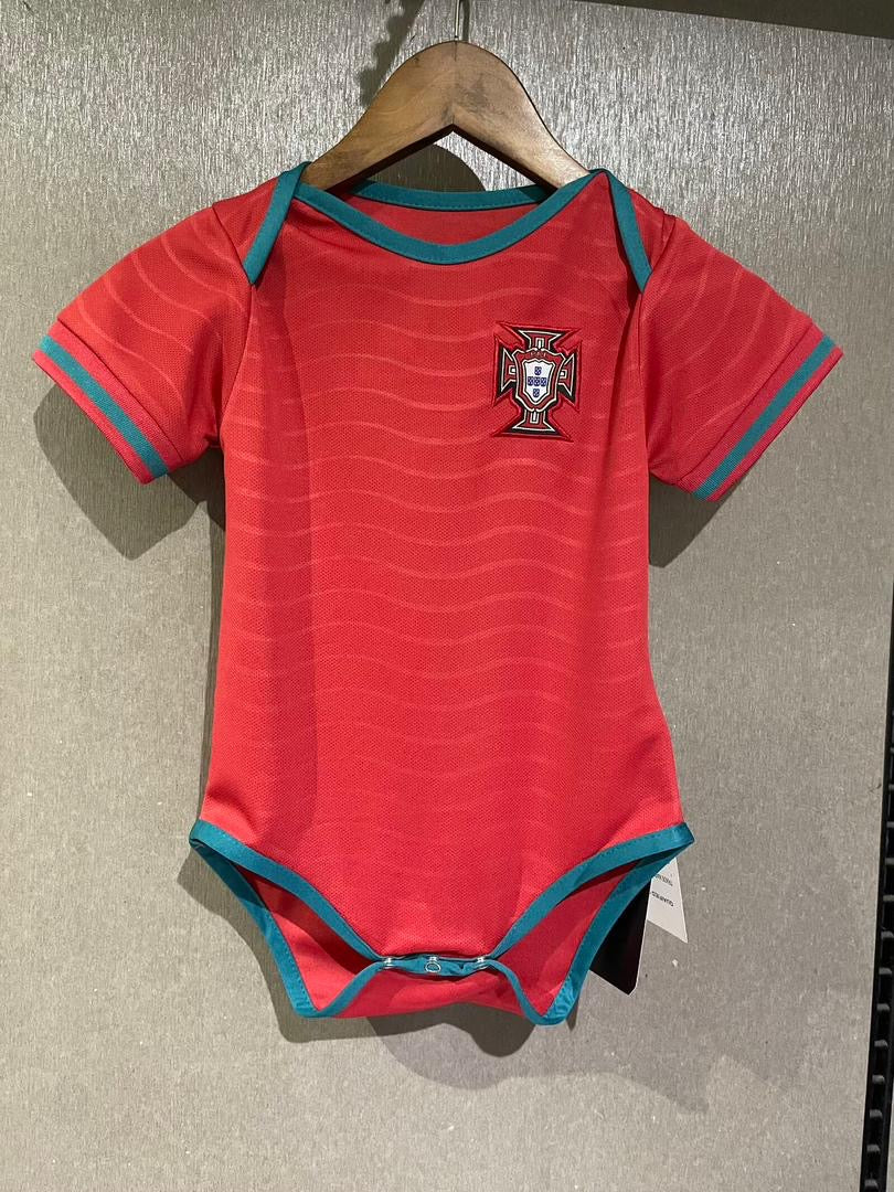 Body bebé Portugal vermelha  - Copa do Mundo 2026