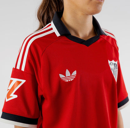 Camisola Sevilla Feminina alternativa vermelha 2026/27
