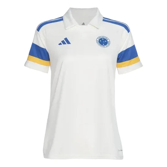 Camisola Feminina Cruzeiro Terceira Branca 2026/27