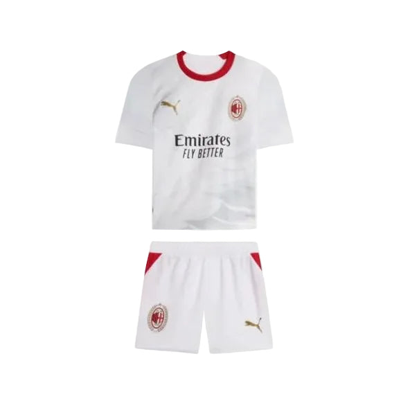 Conjunto Infantil AC Milan Alternativo Branco 2026/27